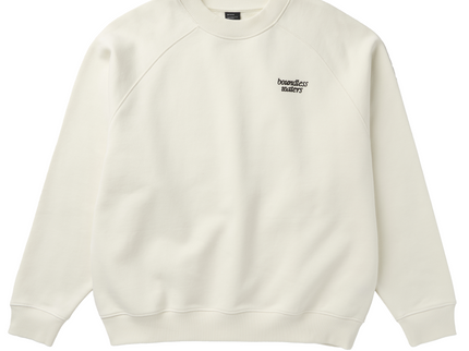 Enroute Crew Sweat - Off White  Sweat van Mystic | SHAKA