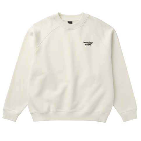 Enroute Crew Sweat - Off White  Sweat van Mystic | SHAKA