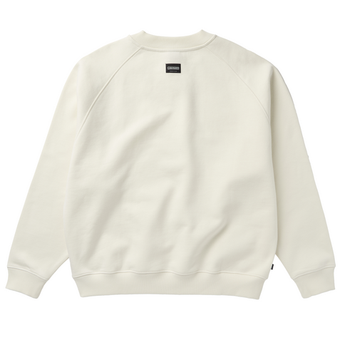 Enroute Crew Sweat - Off White  Sweat van Mystic | SHAKA