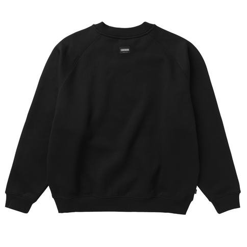 Enroute Crew Sweat - Black  Sweat van Mystic | SHAKA