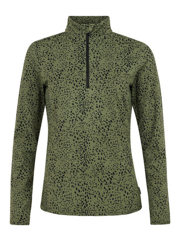 PRTGRENADA 1/4 zip top - Botanic Green