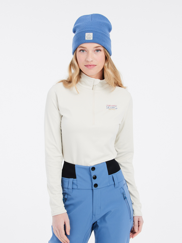 PRTLUNAR 1/4 zip active top - Kitoffwhite