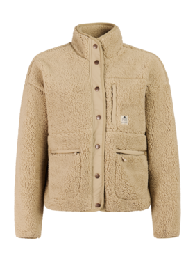 LUX outdoor fullziptop - BambooBeige  Thermo Shirt van Protest | SHAKA