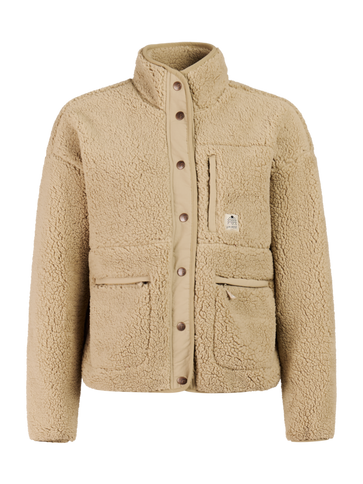 LUX outdoor fullziptop - BambooBeige  Thermo Shirt van Protest | SHAKA