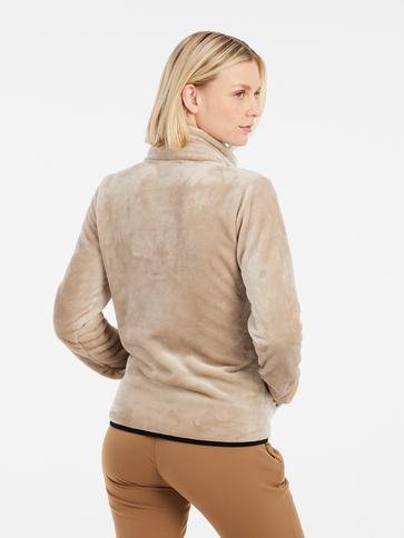 PRTVANCE full zip top - BambooBeige