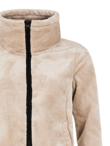 PRTVANCE full zip top - BambooBeige