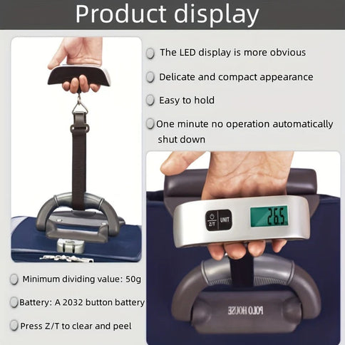 SHAKA Luggage Hand Scale - Silver  Gadget van Mystic | SHAKA