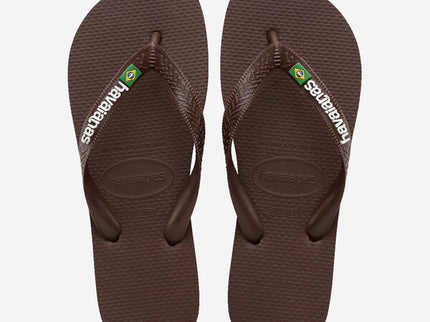 Brasil Logo - Dark Brown/White