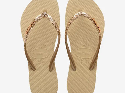 Slim Glitter II - Sand Grey  Slipper van Havaianas | SHAKA
