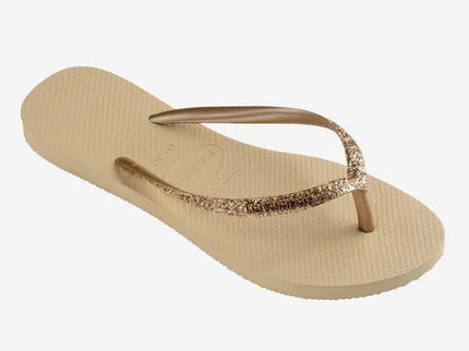 Slim Glitter II - Sand Grey  Slipper van Havaianas | SHAKA
