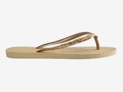 Slim Glitter II - Sand Grey  Slipper van Havaianas | SHAKA