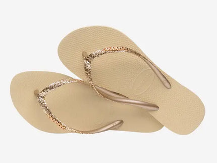 Slim Glitter II - Sand Grey  Slipper van Havaianas | SHAKA