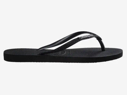 Slim Glitter II - Black/Black  Slipper van Havaianas | SHAKA
