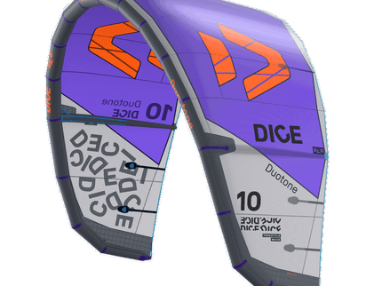 Dice SLS C01 - Gray/Purple  Kite van Duotone | SHAKA