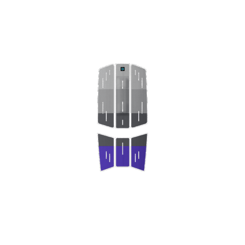 Duotone Traction Pad Front C54 - Gray/Purple  Footpads van Duotone | SHAKA