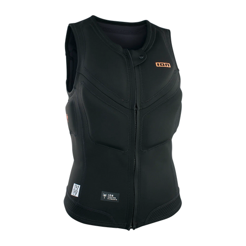 Ivy Impact Vest Front Zip Women - Black  Impact Vest van ION | SHAKA