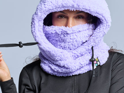 Fluffy Balaclava - Lila