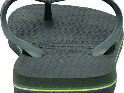 Brasil Logo - Olive/Green  Slipper van Havaianas | SHAKA