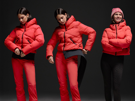 PRTPreppy Snowjacket with ZIP-SHIFT - Poppy Red