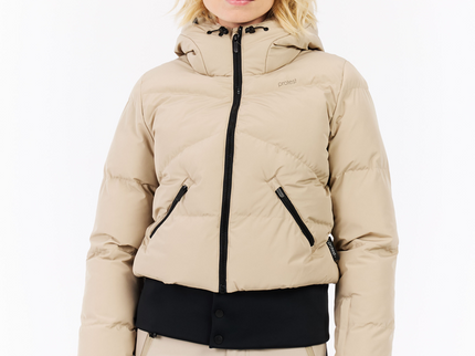 PRTPreppy Snowjacket with ZIP-SHIFT - BambooBeige