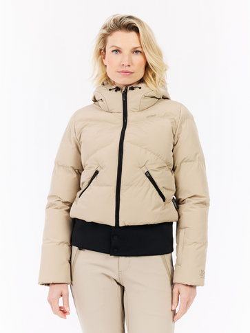 PRTPreppy Snow Jacket with ZIP-SHIFT - Bamboo Beige