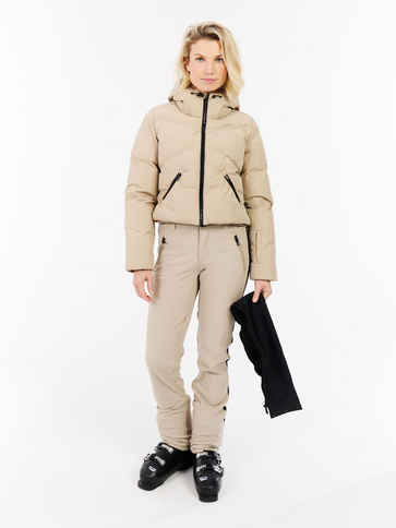 PRTPreppy Snow Jacket with ZIP-SHIFT - Bamboo Beige