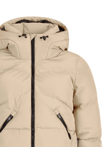 PRTPreppy Snow Jacket with ZIP-SHIFT - Bamboo Beige