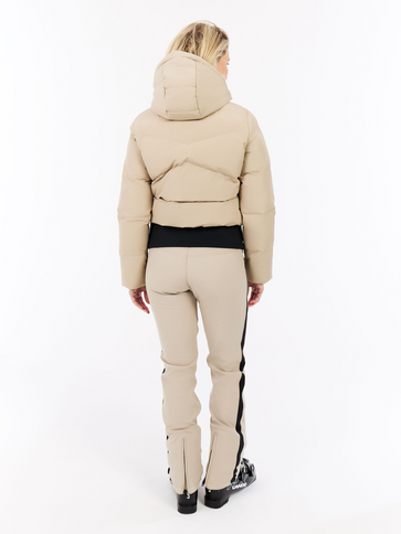 PRTPreppy Snow Jacket with ZIP-SHIFT - Bamboo Beige