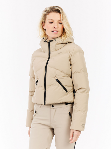 PRTPreppy Snow Jacket with ZIP-SHIFT - Bamboo Beige