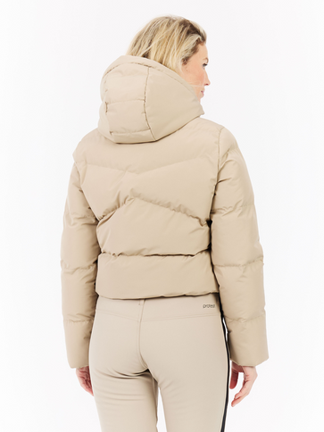 PRTPreppy Snow Jacket with ZIP-SHIFT - Bamboo Beige