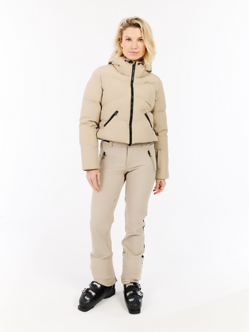 PRTPreppy Snow Jacket with ZIP-SHIFT - Bamboo Beige