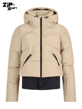 PRTPreppy Snow Jacket with ZIP-SHIFT - Bamboo Beige