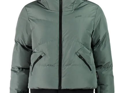 Preppy Snowjacket with ZIP-SHIFT - Evergreen