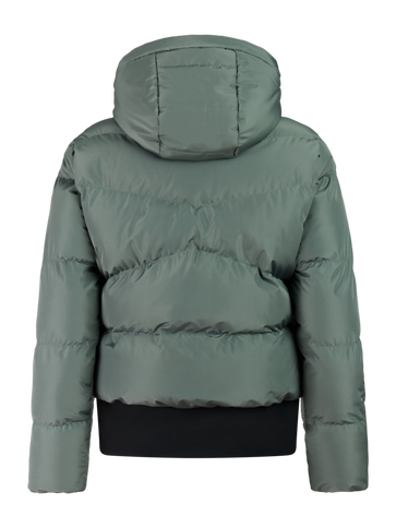 Preppy Snowjacket with ZIP-SHIFT - Evergreen  Wintersport Jas van Protest | SHAKA