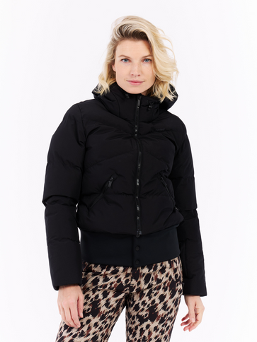 Preppy Snowjacket with ZIP-SHIFT - True Black  Wintersport Jas van Protest | SHAKA