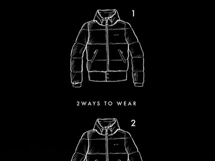 Preppy Snowjacket with ZIP-SHIFT - True Black