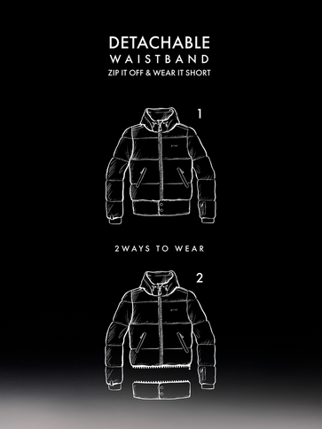 Preppy Snowjacket with ZIP-SHIFT - True Black  Wintersport Jas van Protest | SHAKA