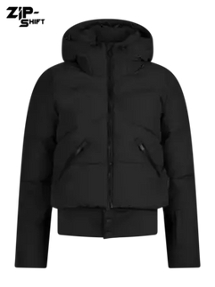 Preppy Snowjacket with ZIP-SHIFT - True Black