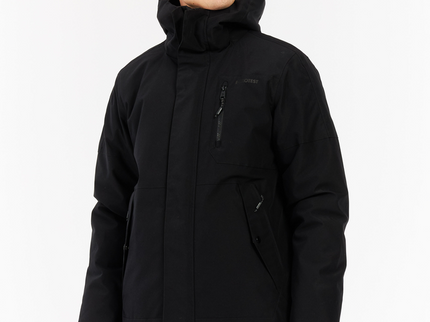 PRTHEMLEY outdoor long jacket - True Black