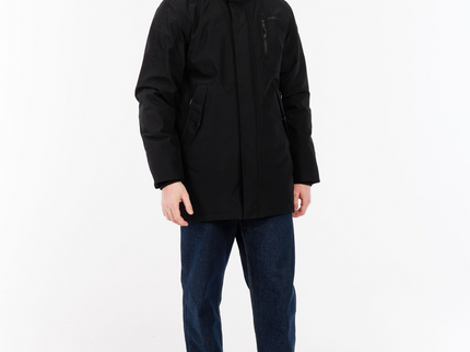PRTHEMLEY outdoor long jacket - True Black