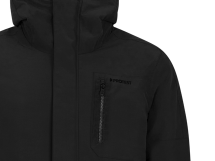 PRTHEMLEY outdoor long jacket - True Black