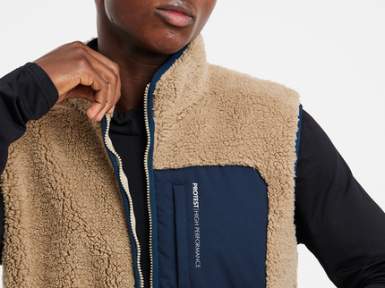 PRTHYAMS bodywarmer - BambooBeige