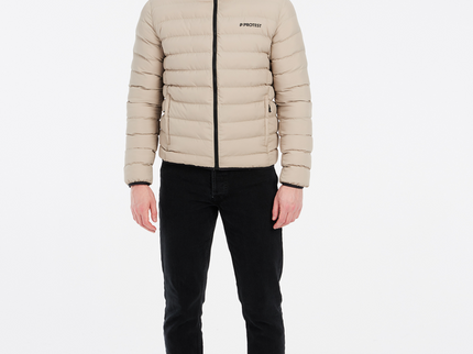 PRTBASSO outdoor pufferjacket - BambooBeige