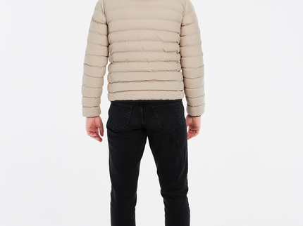 PRTBASSO outdoor pufferjacket - BambooBeige