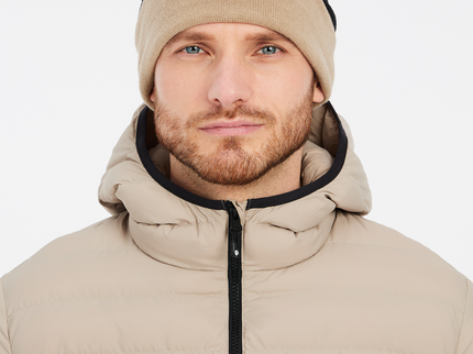 PRTBASSO outdoor pufferjacket - BambooBeige