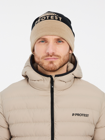 PRTBASSO outdoor pufferjacket - BambooBeige