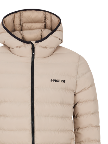 PRTBASSO outdoor pufferjacket - BambooBeige