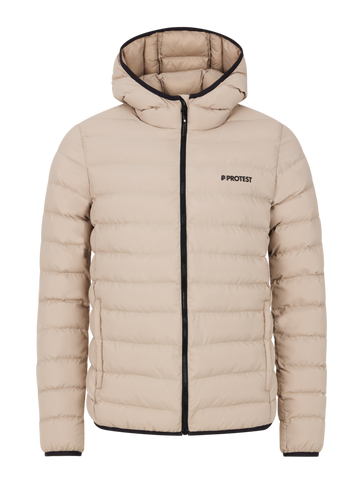 PRTBASSO outdoor pufferjacket - BambooBeige