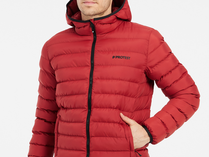 PRTBASSO outdoor puffer jacket - Barn Red