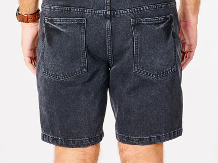 Washed Black Denim Walkshort  - Washed Black